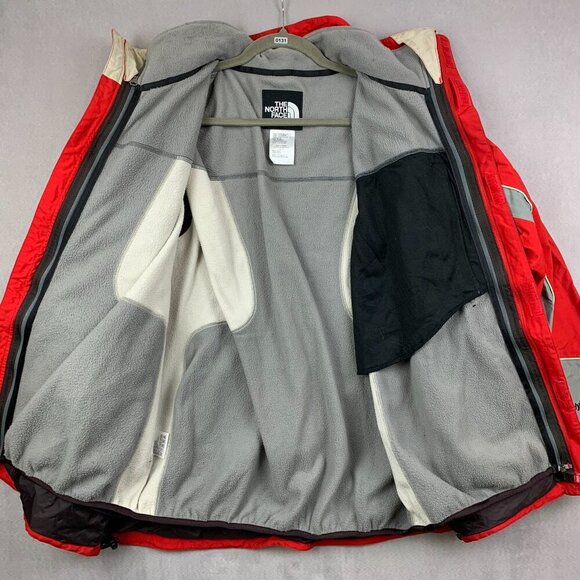 Vintage North Face Mens 3-in-1 Jacket Large Red Full Zip Nylon Coat Fleece Vest - Picture 7 of 16
